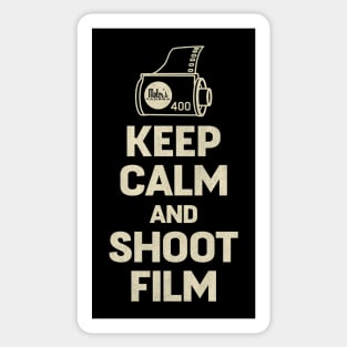 Keep Calm and Shoot Film Sticker